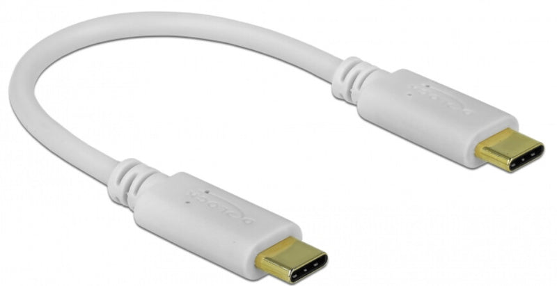 DeLOCK 85357 USB-kabel 0,15 m USB C 100 W Hvid