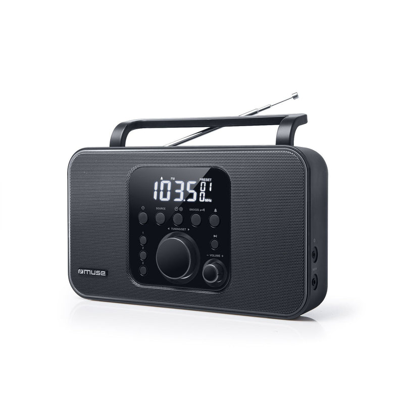 Muse M-091 R Bærbar Digital Sort