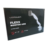 LC-Power LC-EQ-A49W skærmbeslag og -stativer 124,5 cm (49") Skrivebord Hvid