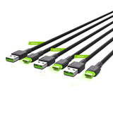 Green Cell KABGCSET02 USB-kabel 1,2 m USB A USB C 0,48 Gbit/sek. Sort