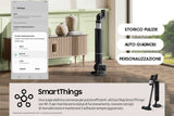 Samsung VS28C9784QK 2-i-1 stangstøvsuger Batteri Dry Poseløs 1200, 730 Sort