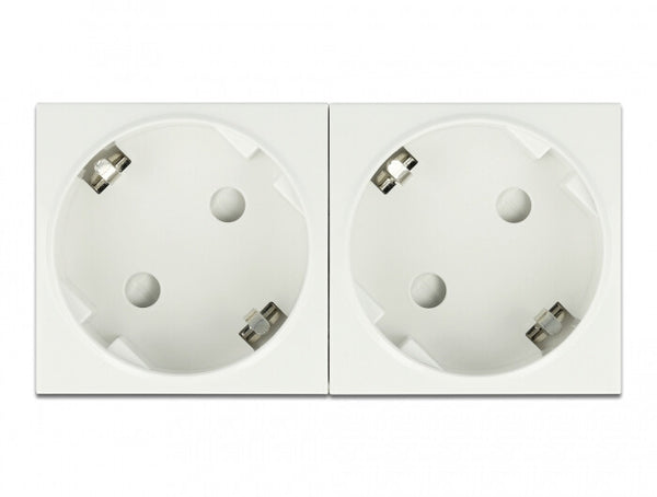 DeLOCK Easy 45 stikkontakt CEE 7/3 Hvid
