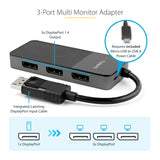 StarTech.com MST14DP123DP video-splitter DisplayPort 3x DisplayPort