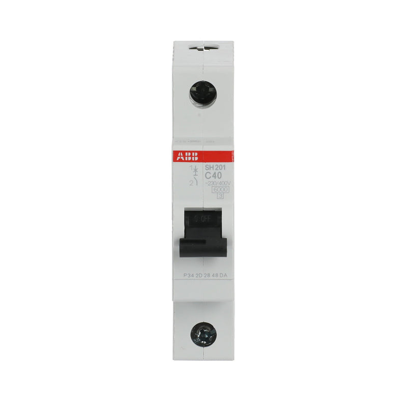 ABB SH201-C40 kredsløbsafbryder Miniature strømafbryder Type F 1