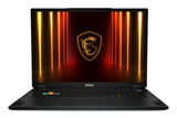 MSI Stealth 18 HX AI A2XWIG-042 Intel Core Ultra 9 275HX Laptop 45,7 cm (18") UHD+ 64 GB DDR5-SDRAM 2 TB SSD NVIDIA GeForce RTX 5080 Wi-Fi 7 (802.11be) Windows 11 Pro Sort
