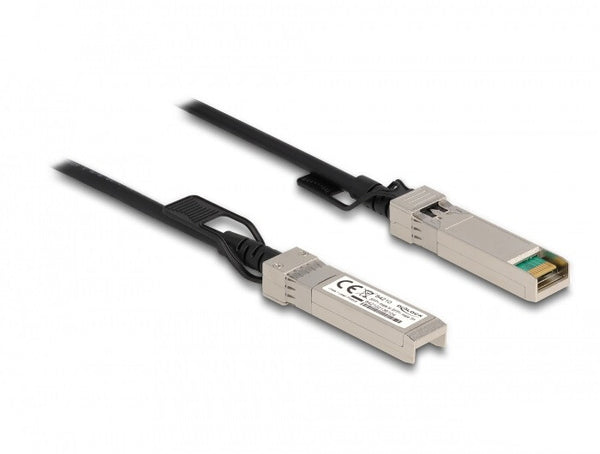 DeLOCK 84210 InfiniBand og fiberoptisk kabel 3 m SFP+ Sort, Sølv