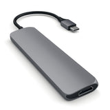 Satechi ST-CMAM dockingstation USB 3.2 Gen 1 (3.1 Gen 1) Type-C Grå