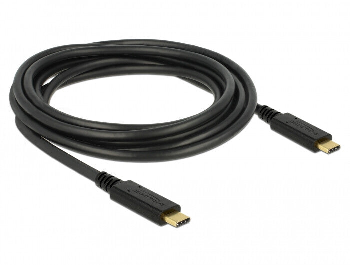 DeLOCK 83325 USB-kabel USB 2.0 3 m USB C 0,48 Gbit/sek. Sort