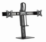Gembird MS-D2-01 skærmbeslag og -stativer 68,6 cm (27") Skrivebord Sort