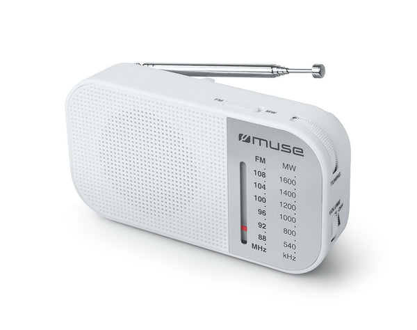 Muse M-025 RW radio Bærbar Analog Hvid