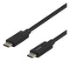 Deltaco USB-C - USB-C cable, 5Gbit/s, 5A, 2M, black