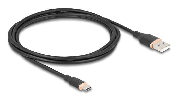 DeLOCK 81227 USB-kabel USB 2.0 2,5 m USB A USB C 0,48 Gbit/sek. Sort