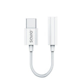 Savio AK-51 lydkabel 0,11 m 3.5mm USB Type-C Hvid