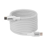 CLUB3D CLUB 3D USB-C Magnetic-Coil Cable White USB-kabel 2 m USB C 0,48 Gbit/sek. 240 W Hvid