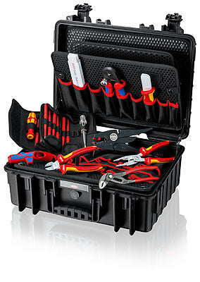 Knipex 00 21 35 taske til opbevaring af værktøj Sort Aluminium, Polystyren