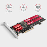 Axagon PCEM2-ND interface-kort/adapter Intern M.2