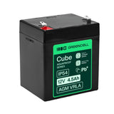 Green Cell AGM12V4-5AH-H UPS batteri Blybatterier (VRLA) 12 V 4,5 At