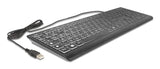 DeLOCK 12170 tastatur Universel USB QWERTZ Tysk Sort