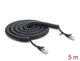 DeLOCK 88019 netværkskabel Sort 5 m Cat5e U/UTP (UTP)