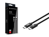 Conceptronic ETTA03B20 USB-kabel USB 2.0 2 m USB C 0,48 Gbit/sek. 240 W Sort