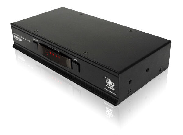 ADDER ADDERView Pro DisplayPort KVM Switch Stativ-montering Sort