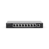 Ruijie Networks RG-ES209GC-P netværksswitch Administreret Gigabit Ethernet (10/100/1000) Strøm over Ethernet (PoE) Sort