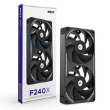 NZXT F240X Computerkabinet Ventilator 12 cm Sort 1 stk