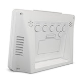 Mebus 25738 vækkeur Quartz alarmur Hvid