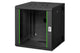 Digitus DN-19 12-U-3-SW stativ 12U Vægmonteret stativ Sort