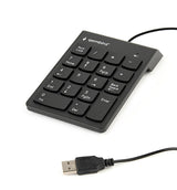 Gembird KPD-U-03 numerisk tastatur Laptop/PC USB Sort