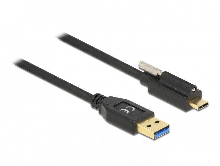 DeLOCK 84031 USB-kabel USB 3.2 Gen 1 (3.1 Gen 1) 2 m USB A USB C 5 Gbit/sek. Sort
