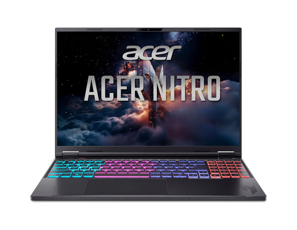 Acer Nitro 16 AN16-A91-R48M AMD Ryzen™ 9 9955HX3D Laptop 40,6 cm (16") WQXGA 16 GB DDR5-SDRAM 1 TB SSD NVIDIA GeForce RTX 5070 Ti Wi-Fi 6E (802.11ax) Windows 11 Home Sort