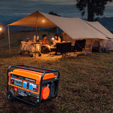 Extralink EX.30363 motor-generator 2800 W 15 L Naturgas, Flydende petroliumsgas (LPG), Benzin Sort, Orange