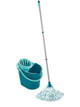 Leifheit 56792 rengøringsmoppe Metal, Plast, Viskose Turkis, Hvid