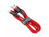 Baseus CALKLF-R09 Lightning kabel 3 m Rød