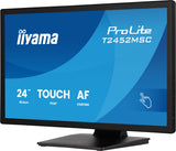 iiyama ProLite T2452MSC-B2 computerskærm 61 cm (24") 1920 x 1080 pixel Fuld HD Berøringsskærm Sort