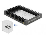 DeLOCK Installation Frame for 2.5″ SATA drive 8,89 cm (3.5") Opbevaring drev bakke Sort