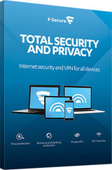 F-SECURE Total Security and Privacy Antivirus-sikkerhed Fuld Flersproget 2 År