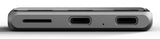 Satechi ST-HXRSDM dockingstation Docking USB 3.2 Gen 2 (3.1 Gen 2) Type-C Grå