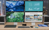i-tec TB5QUATTRODOCKPD dockingstation Ledningsført Thunderbolt 5 Sort