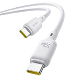 Baseus P10377704213-00 USB-kabel USB 3.2 Gen 1 (3.1 Gen 1) 1 m USB C 0,48 Gbit/sek. 100 W Hvid