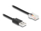 DeLOCK 67016 signalkabel 2 m Sort