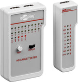 Goobay 31961 tester til tale/data/video (VDV) HDMI/lille HDMI-kabeltester Hvid Kontinuitetstest