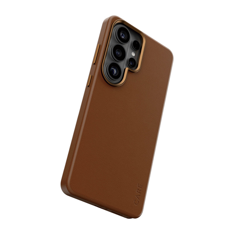 PanzerGlass CARE™ by ® Solo Case Brun m. Qi Samsung Galaxy S26 Ultra