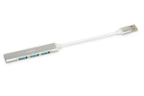 iBox IUH3FAS interface hub USB 3.2 Gen 1 (3.1 Gen 1) Type-A 5000 Mbit/s Hvid