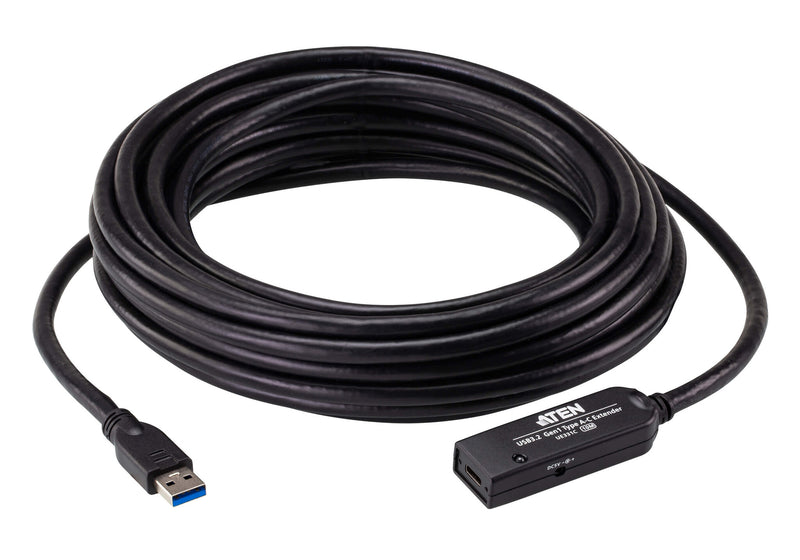 ATEN UE331C-AT-G USB-kabel USB 3.2 Gen 1 (3.1 Gen 1) 10 m USB A USB C 5 Gbit/sek. Sort