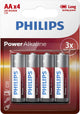 Philips Power Alkaline Batteri LR6P4B/10