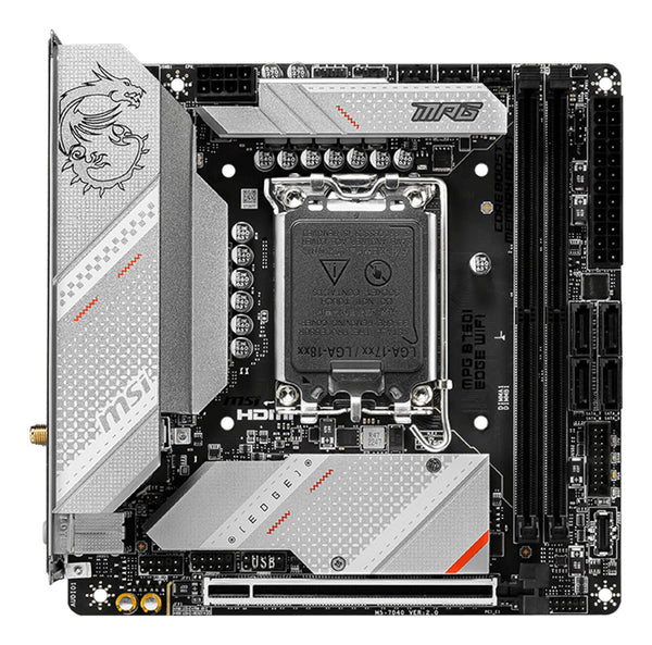 MSI MPG B760I EDGE WIFI bundkort Intel B760 LGA 1700 mini ITX