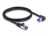 DeLOCK 80222 netværkskabel Sort 1 m Cat6a S/FTP (S-STP)