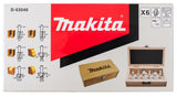 Makita D-53540 fræser Fræser sæt